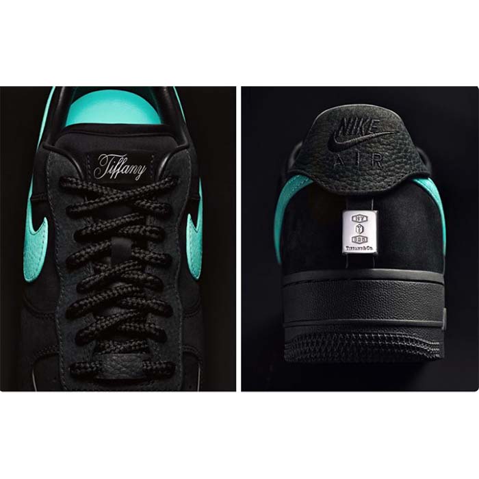 Louis Vuitton LV Unisex Nike Air Force 1 Sneaker Black Monogram Embossed Calf Leather