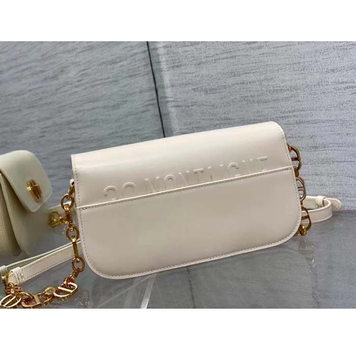 Dior Women CD 30 Montaigne Avenue Bag Dusty Ivory Box Calfskin