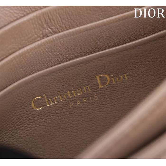 Dior Women CD Miss Dior Mini Bag Caramel Beige Cannage Lambskin