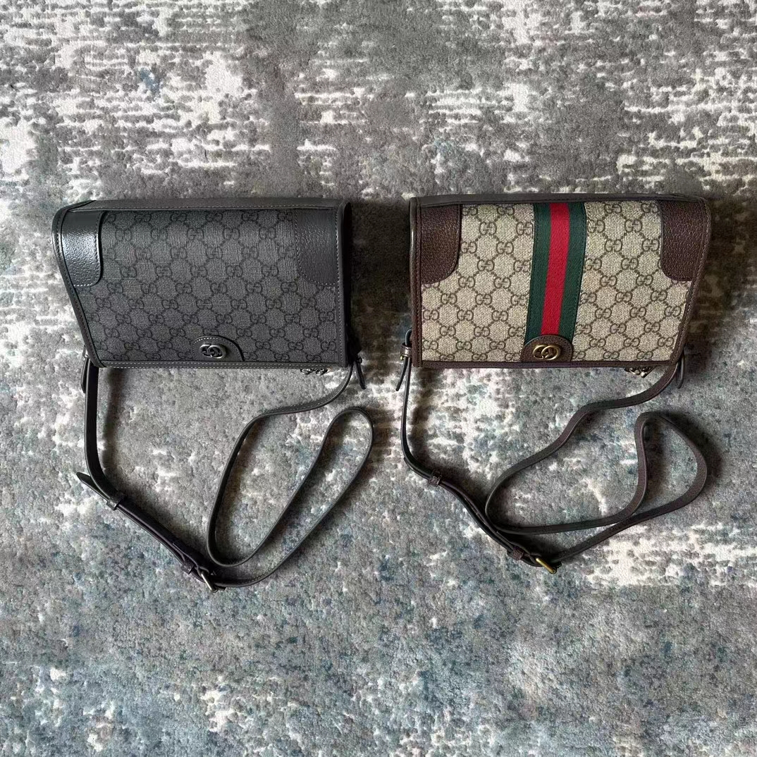 G*u*i gg unisex ophidia gg messenger bag beige ebony gg supreme canvas