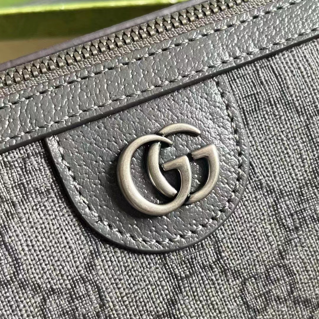 G*u*i gg unisex ophidia gg messenger bag grey black gg supreme canvas