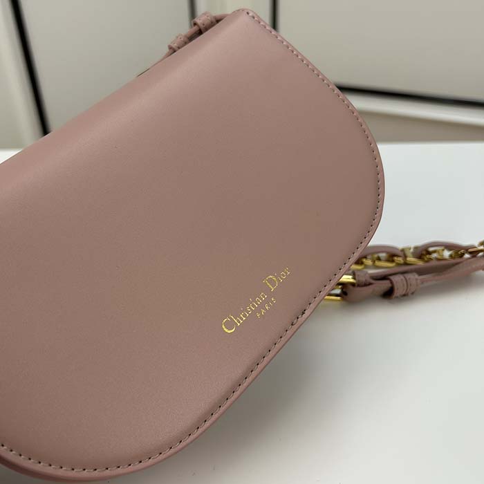 Dior Women CD Signature Bag Strap Caramel Beige CD-Embossed Box Calfskin