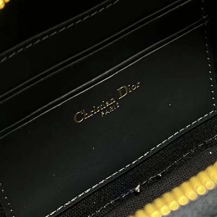 Dior Women CD Signature Oval Camera Bag Blue Navy Dior Oblique Jacquard