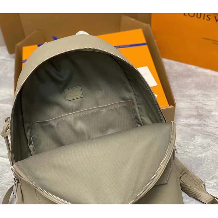 Louis Vuitton LV Unisex Takeoff Backpack Sage Cowhide Leather Textile Lining