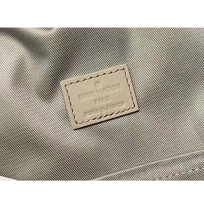 Louis Vuitton LV Unisex Takeoff Backpack Sage Cowhide Leather Textile Lining