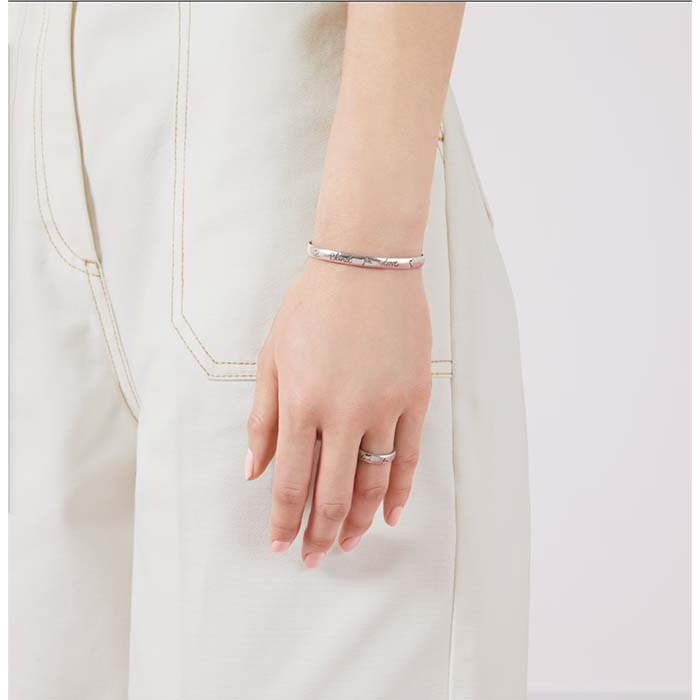 g*u*i unisex blind for love ring silver eye He**ts birds flowers interlocking g 925 sterling silver