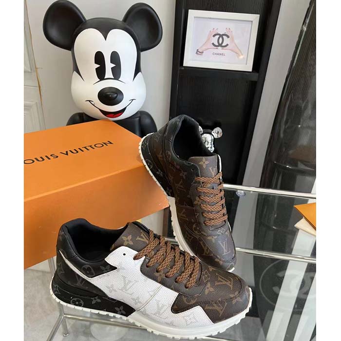 Louis Vuitton LV Unisex Run Away Sneaker Monogram Canvas Technical Lining Rubber