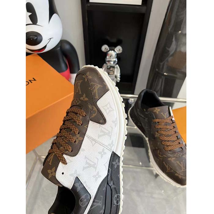 Louis Vuitton LV Unisex Run Away Sneaker Monogram Canvas Technical Lining Rubber