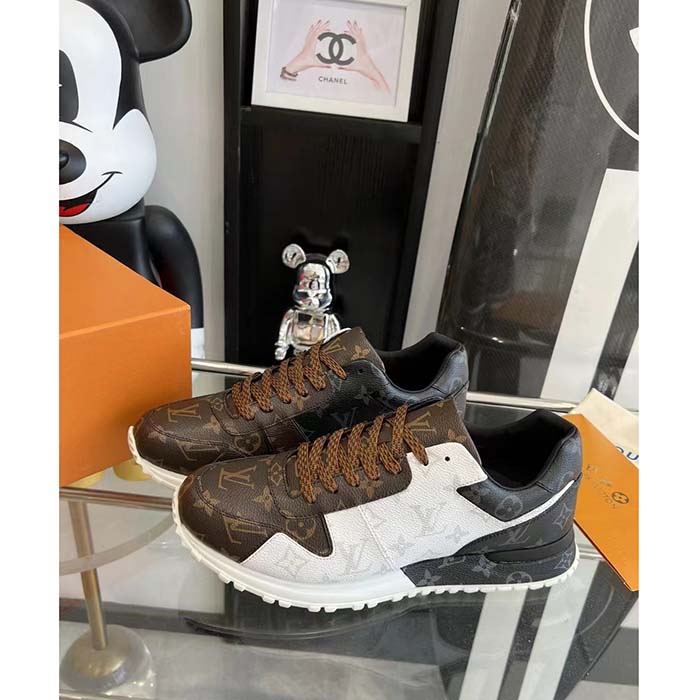 Louis Vuitton LV Unisex Run Away Sneaker Monogram Canvas Technical Lining Rubber
