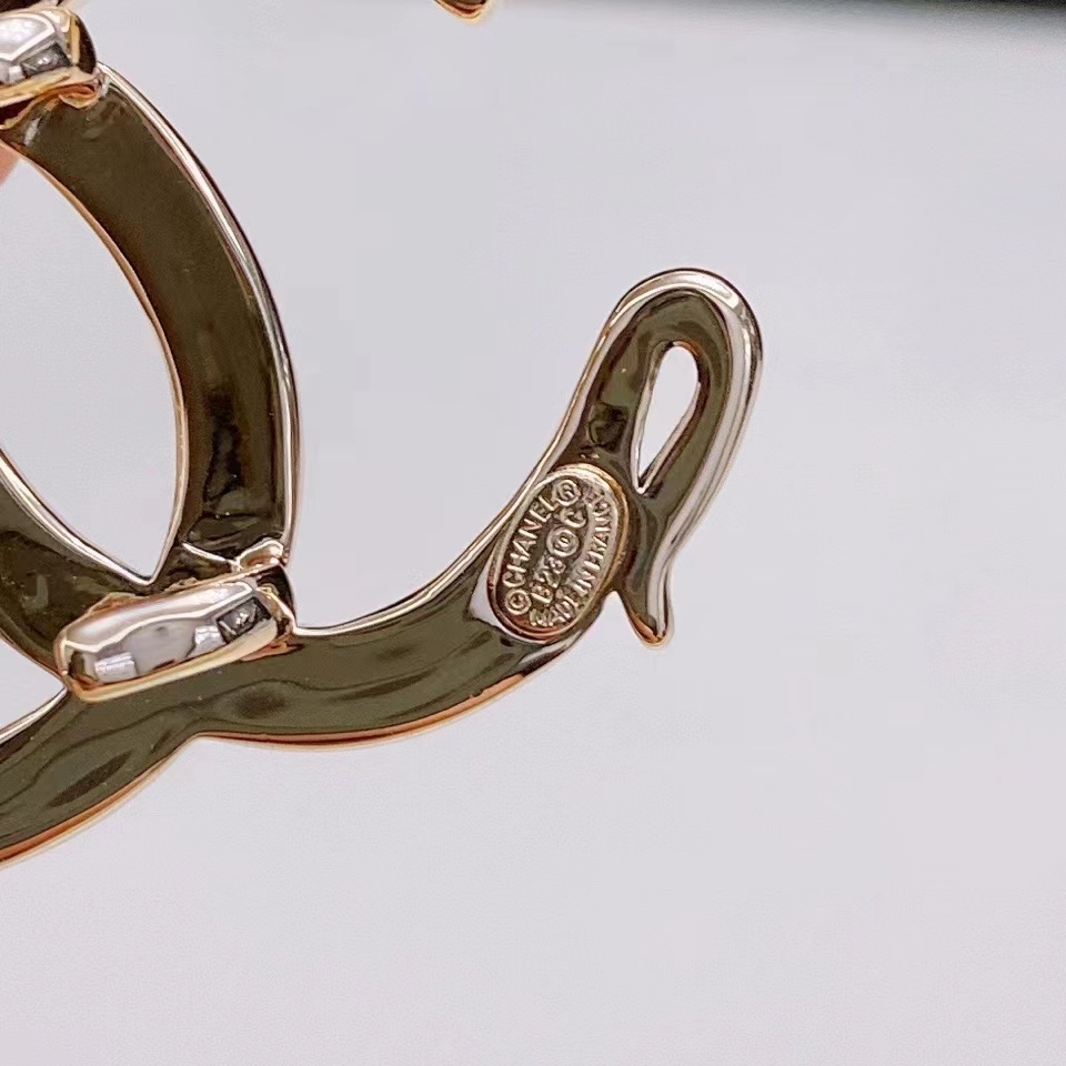 Chanel CC Women Belt Lambskin Gold-Tone Metal Strass Silver
