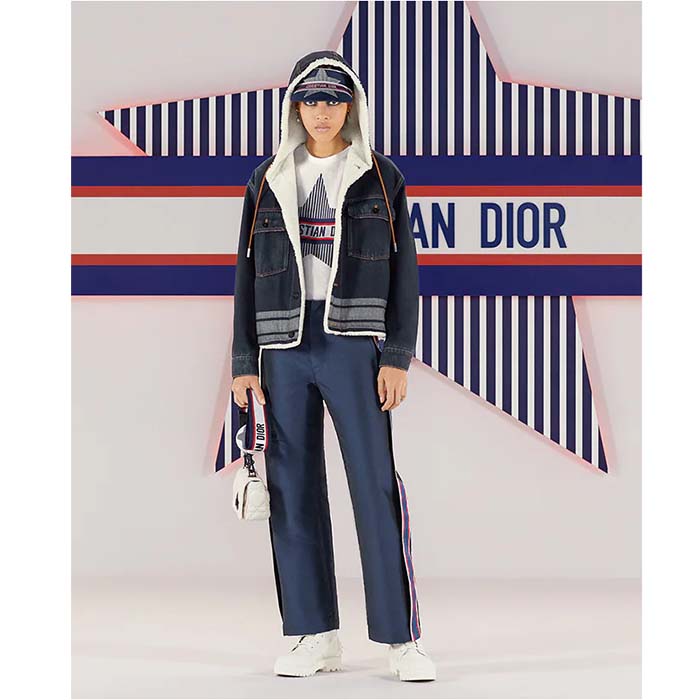 Dior Women CD Small Dior Caro Bag Latte Quilted Macrocannage Calfskin