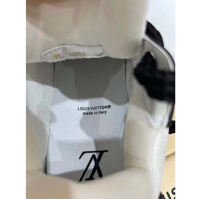 Louis Vuitton Unisex LV Trainer Maxi Sneaker Black Mix Materials Textile Laces Signature Rubber