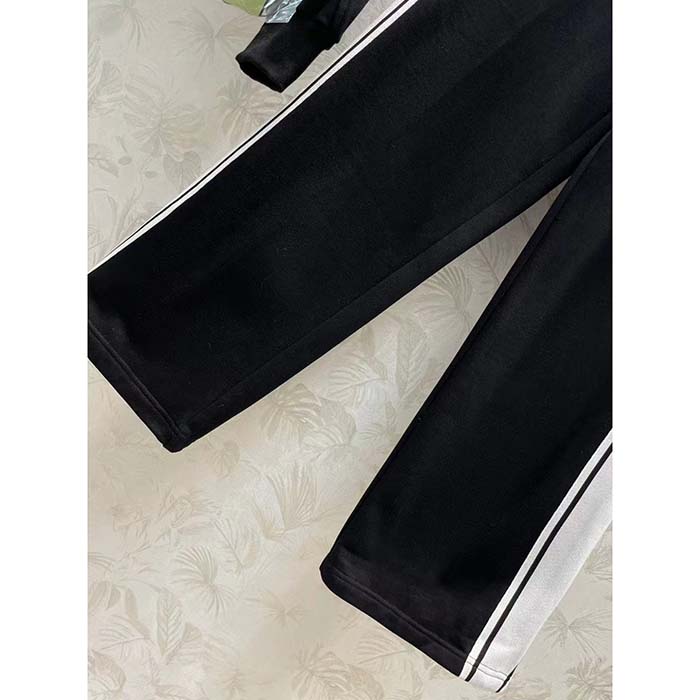 G*u*i gg men cotton jersey zip jacket black lightweight felted point collar long sleeves