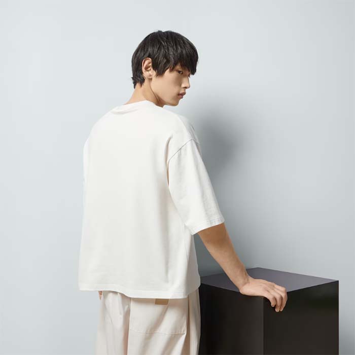 G*u*i men gg cotton jersey interlocking graffiti t-shirt off white crewneck dropped shoulder short sleeves