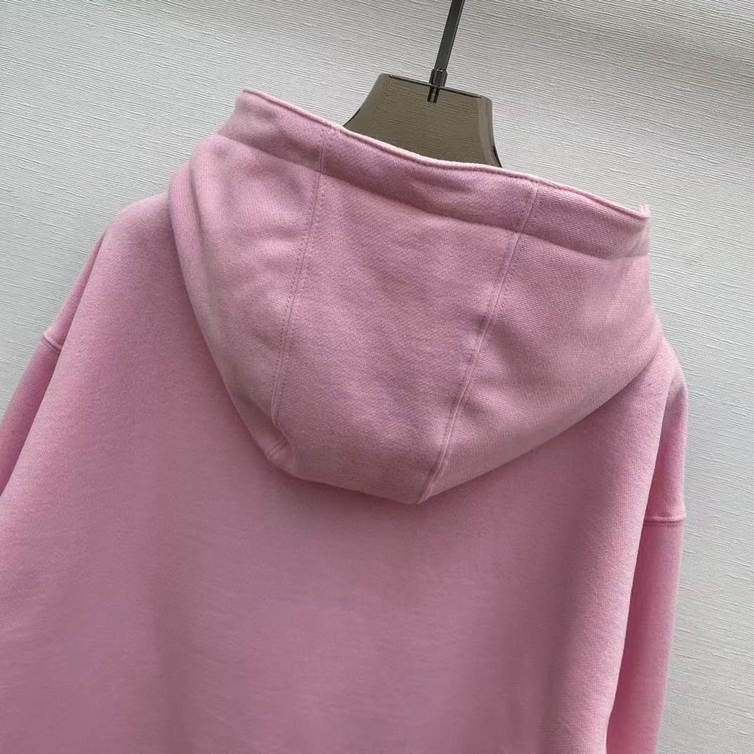 G*u*i women gg hooded sweatshirt embroidery firenze 1921 drawstring closure dropped shoulder long sleeves