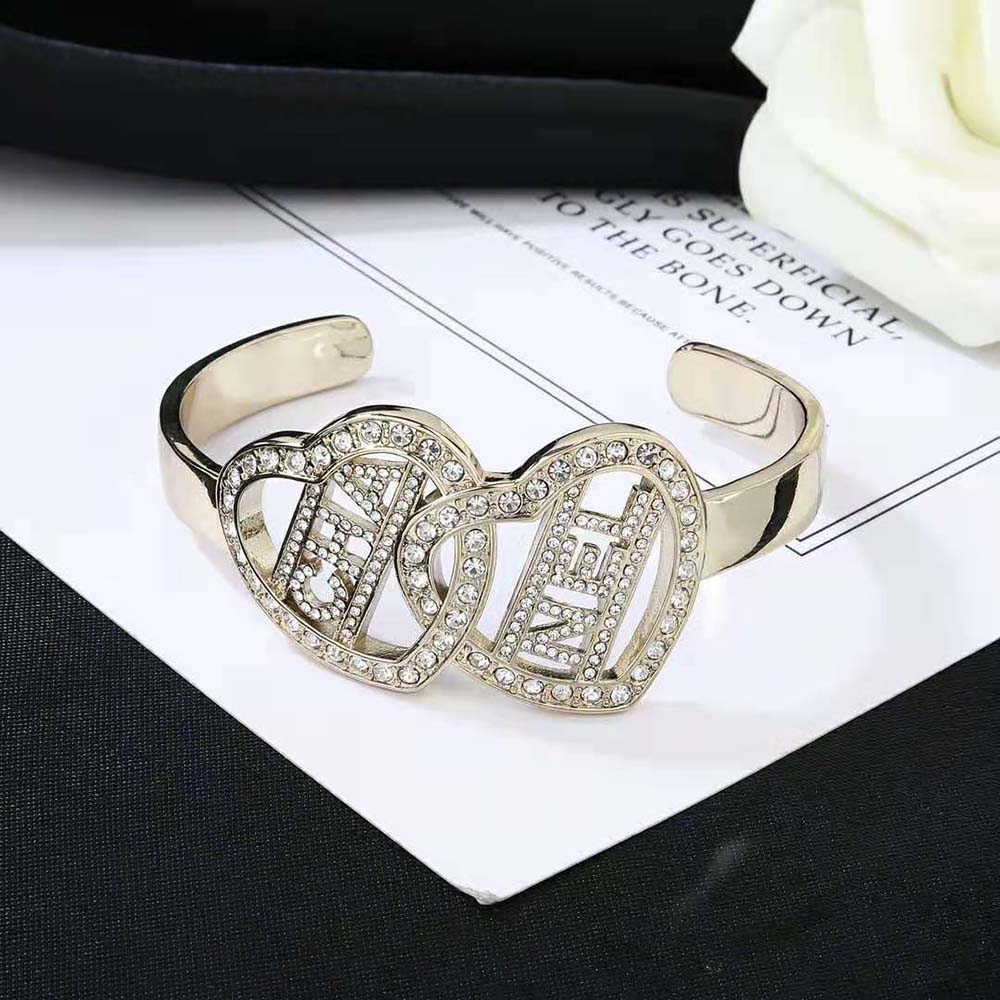 Chanel Women Cuff in Metal and Strass