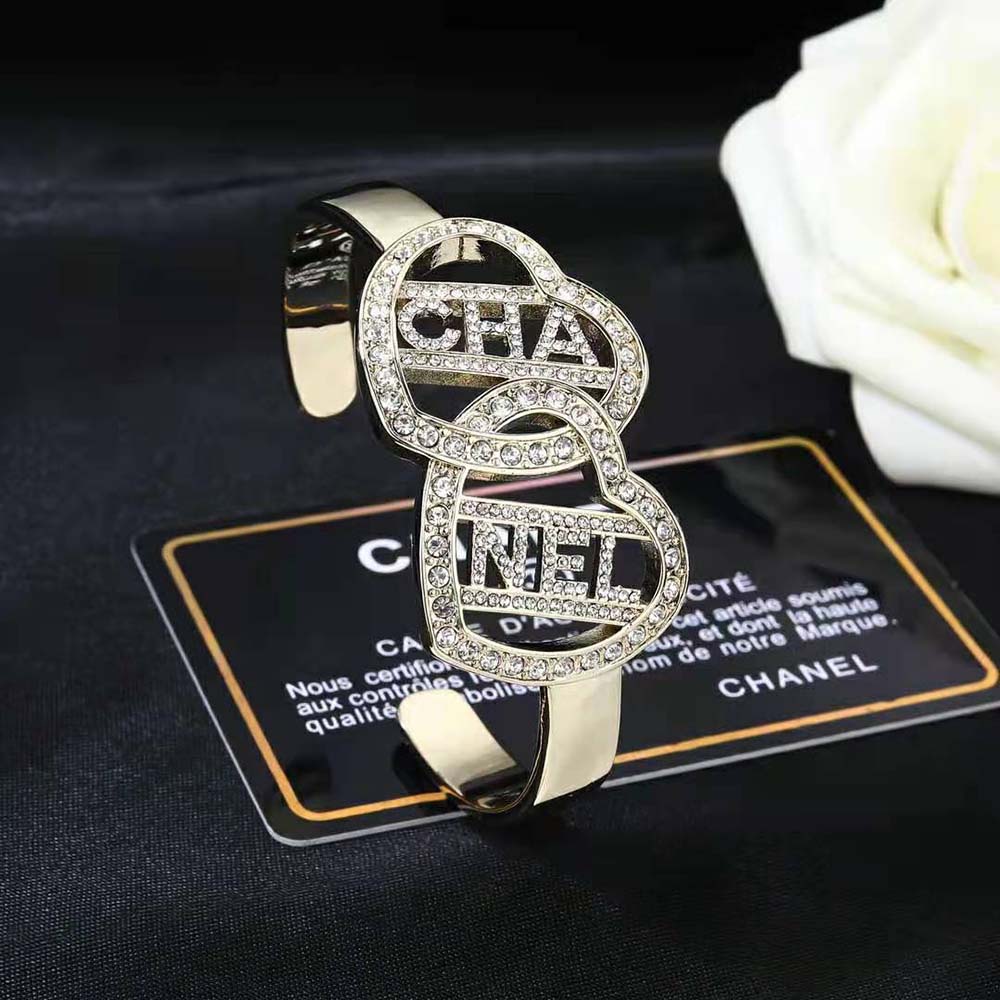 Chanel Women Cuff in Metal and Strass