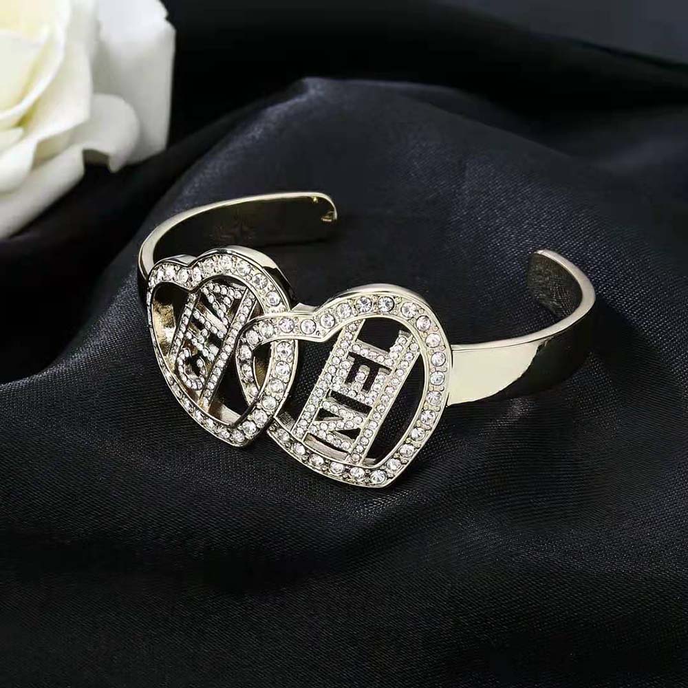 Chanel Women Cuff in Metal and Strass