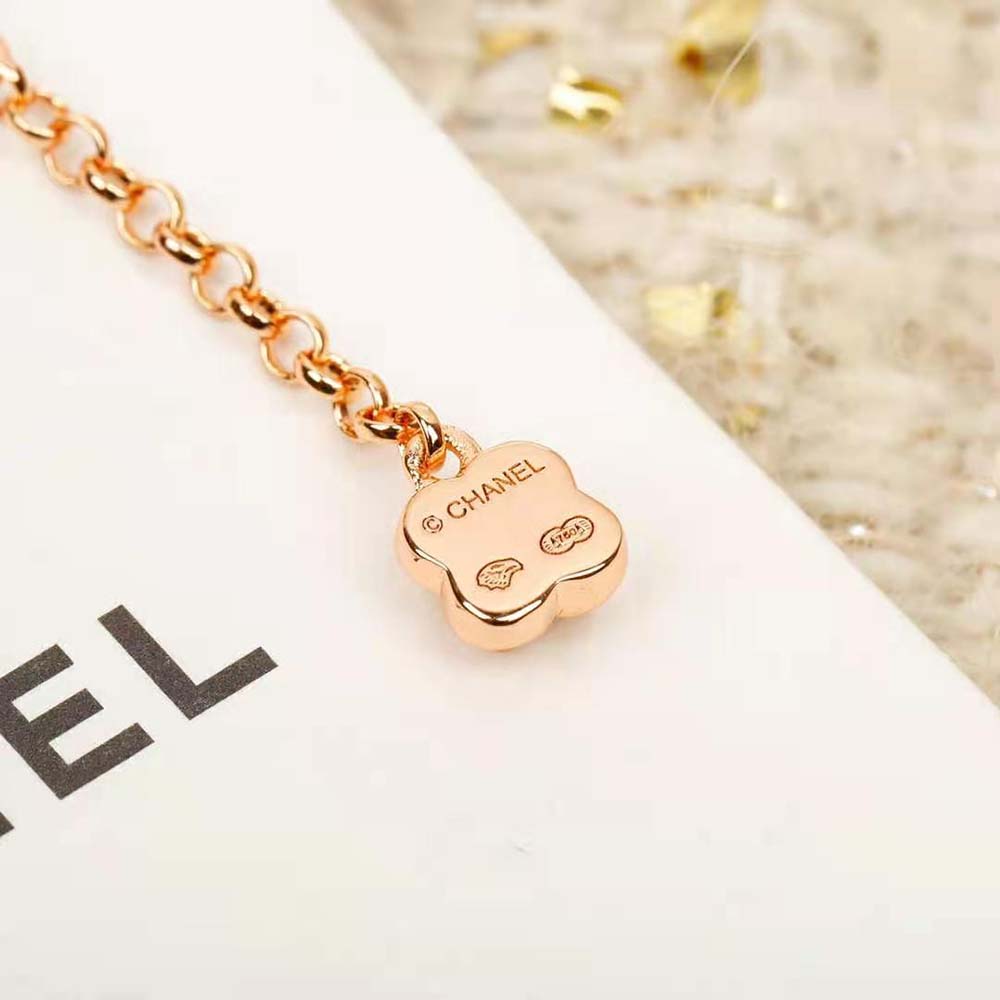 Chanel Women Extrait De Camélia Transformable Earrings