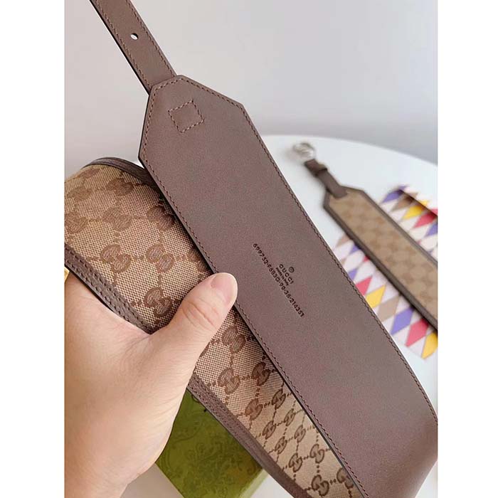 G*u*i unisex gg marmont wide belt beige ebony gg supreme canvas double g