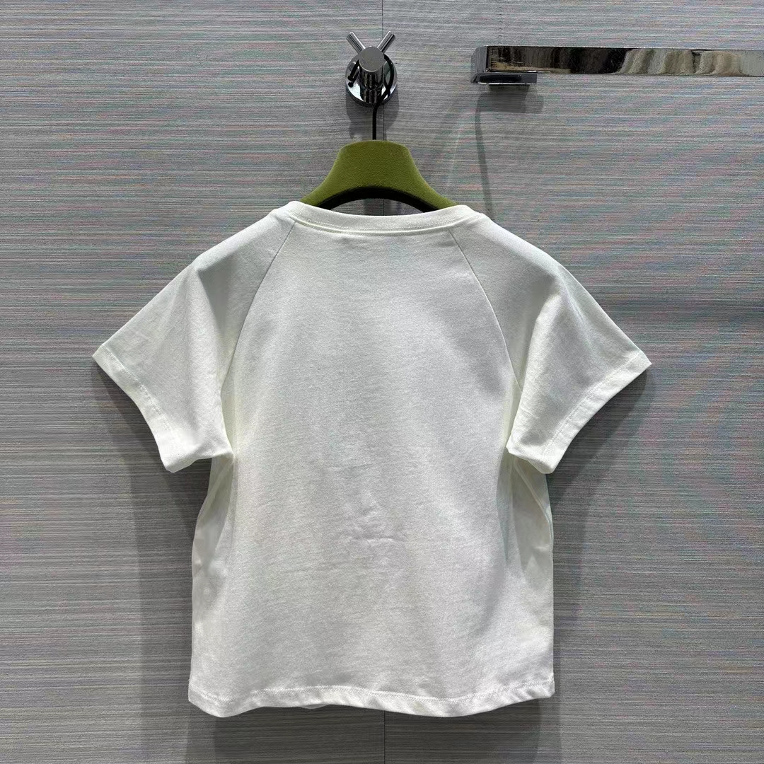 G*u*i men gg cotton jersey t-shirt monday 30°c weather embroidery crewneck short sleeves