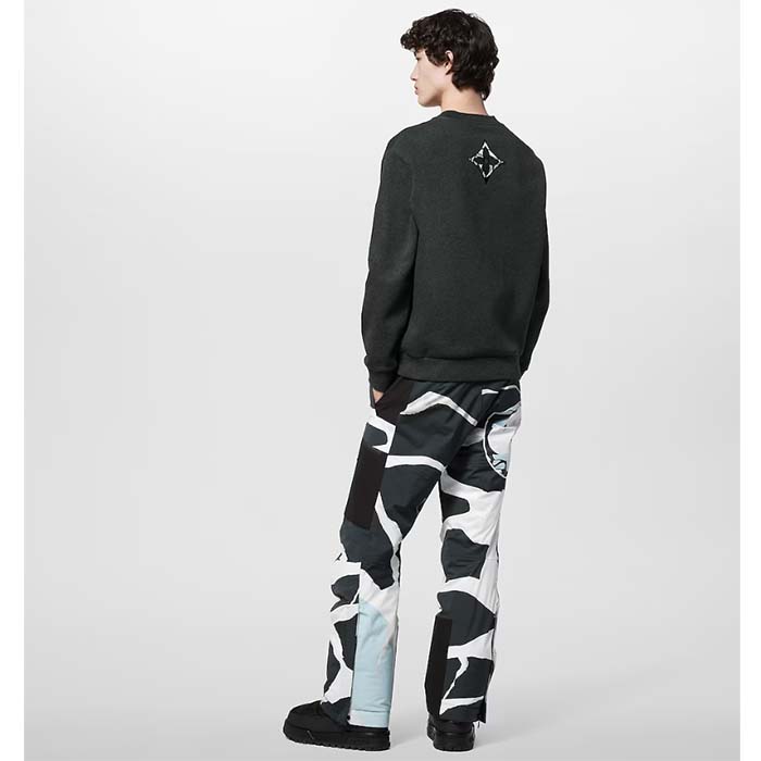Louis Vuitton Men LV SKI Cotton Crewneck Regular Fit Monogram Ice Flower
