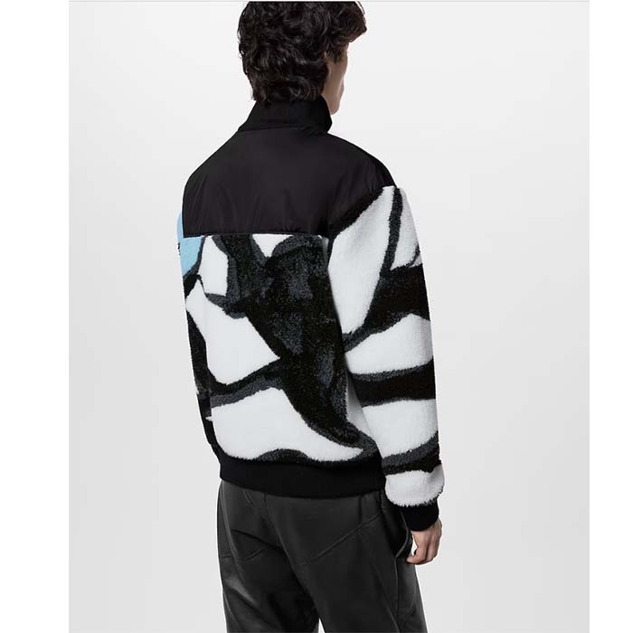Louis Vuitton Men LV SKI Technical Fleece Jacket Regular Fit LV Ice Jacquard Fully Lined Multicolor