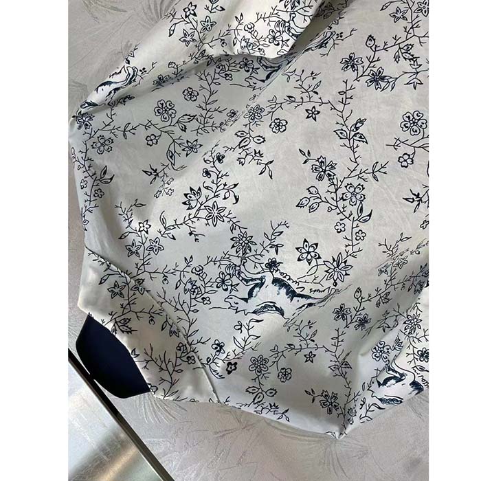 Louis Vuitton Men LV Unicorn Print Shirt Cotton Silk Mottled Grey Regular Fit
