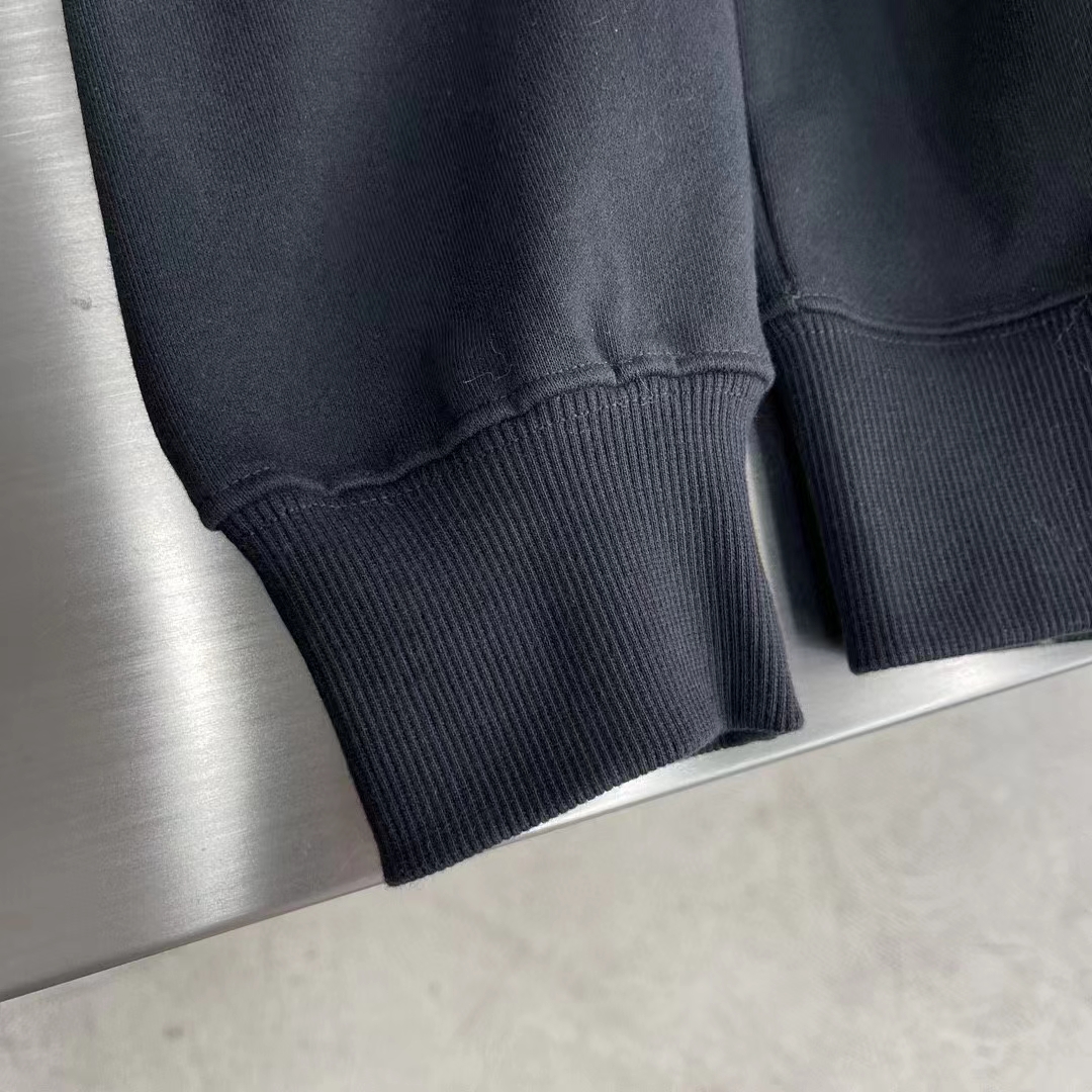 dior women cd Di*m*nd oversized sweatshirt navy blue organic cotton fleece