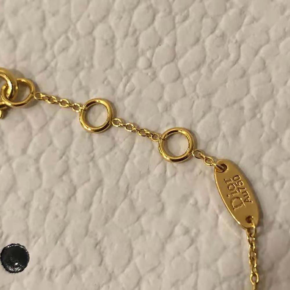 dior women rose des vents bracelet yellow gold Di*m*nds and mother-of-pearl