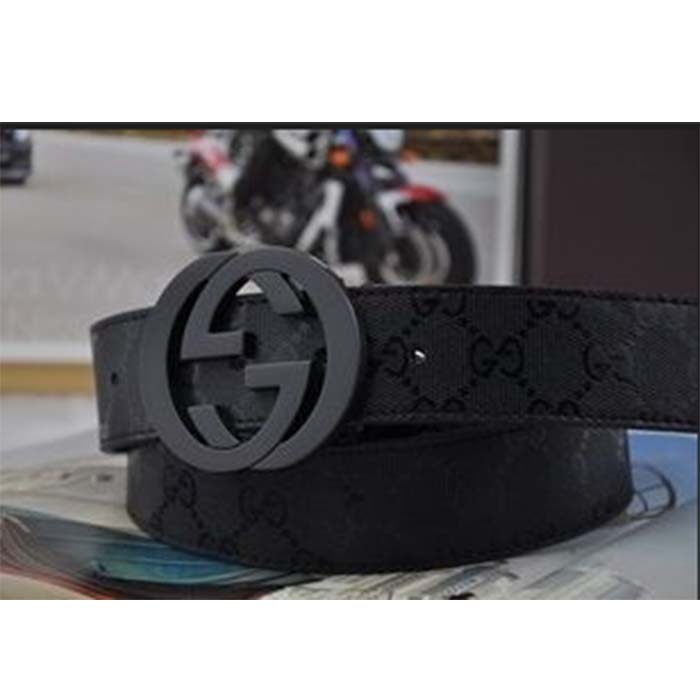 G*u*i unisex gg marmont belt black leather double g black buckle