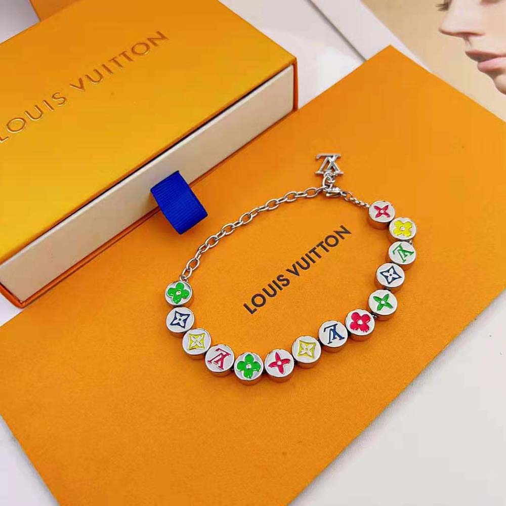 Louis Vuitton Unisex Monogram Colours Bracelet