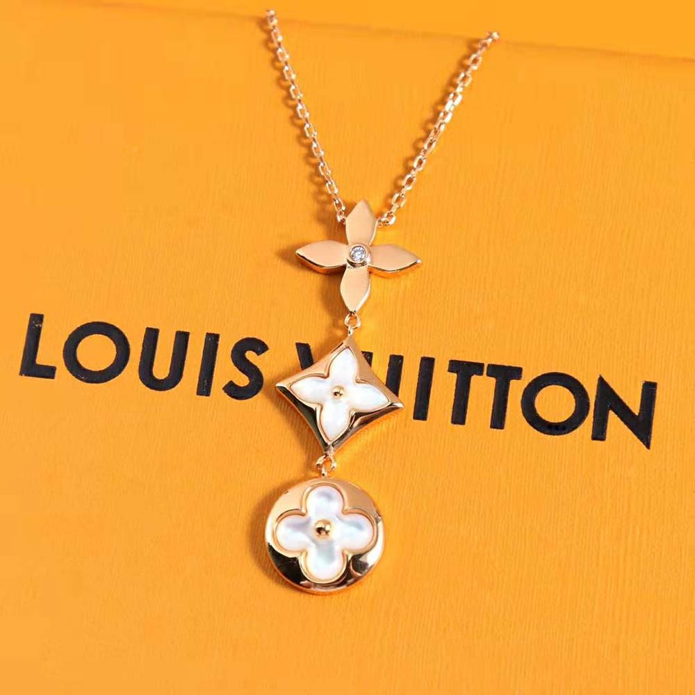 Louis Vuitton Women Color Blossom Lariat Necklace