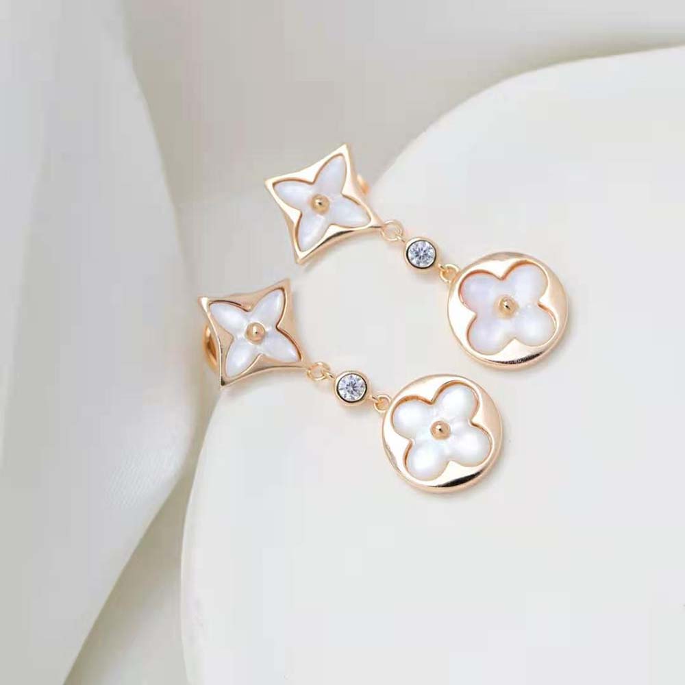 Louis Vuitton Women Color Blossom Long Earrings
