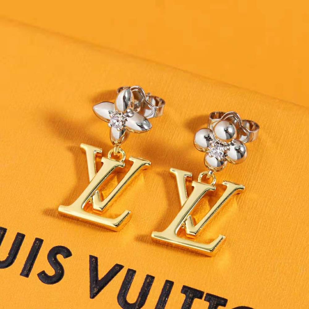 Louis Vuitton Women LV Iconic Flower Earrings