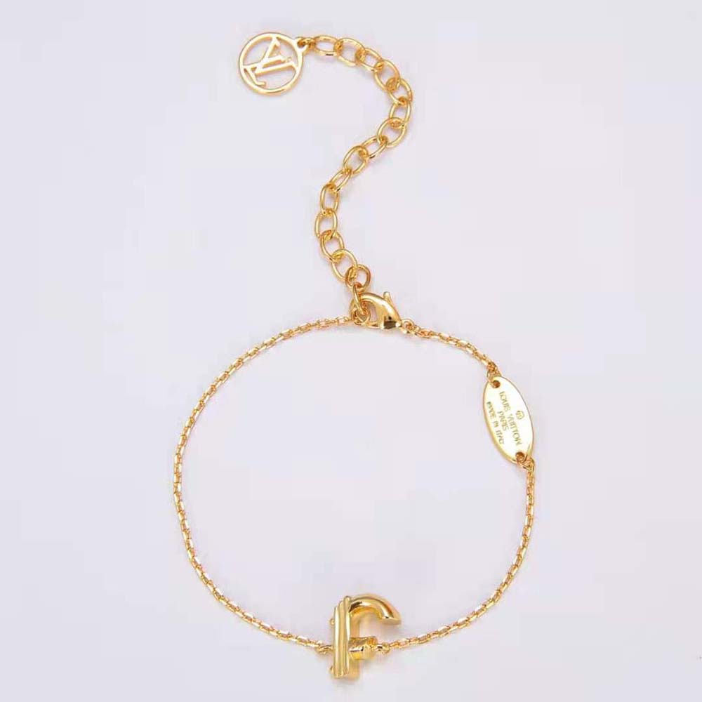 Louis Vuitton Women LV & Me Bracelet Letter F