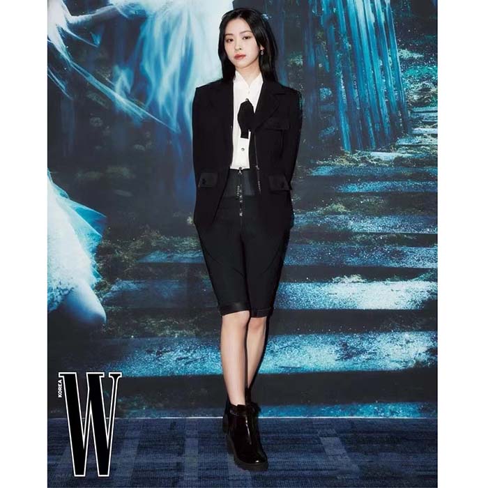 G*u*i women gg wool jacquard jacket black lined notch lapel petite fit