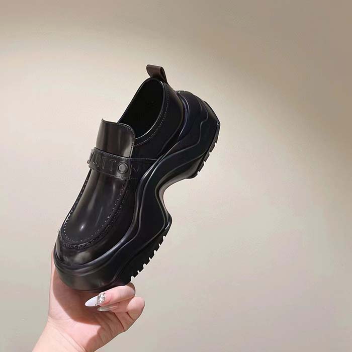 Louis Vuitton Women LV Archlight 2.0 Platform Loafer Black Calf Leather 1ABIJZ