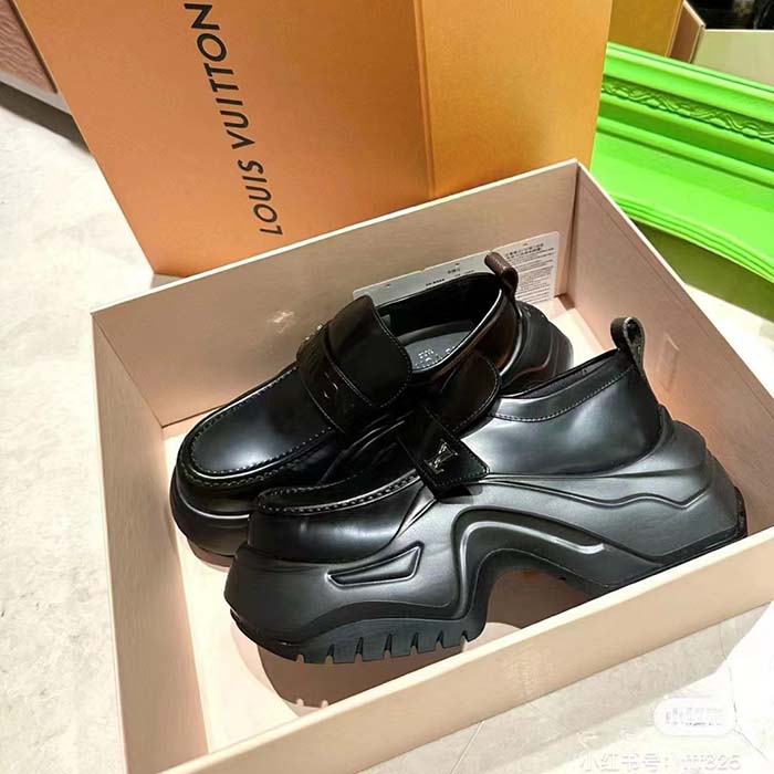 Louis Vuitton Women LV Archlight 2.0 Platform Loafer Black Calf Leather 1ABIJZ