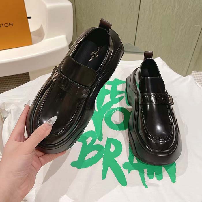 Louis Vuitton Women LV Archlight 2.0 Platform Loafer Black Calf Leather 1ABIJZ