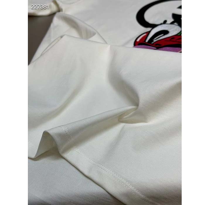 G*u*i men gg cotton jersey printed t-shirt crewneck short sleeves