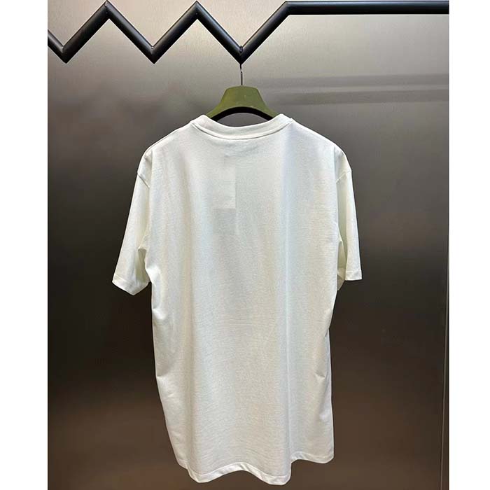 G*u*i men gg cotton jersey printed t-shirt crewneck short sleeves