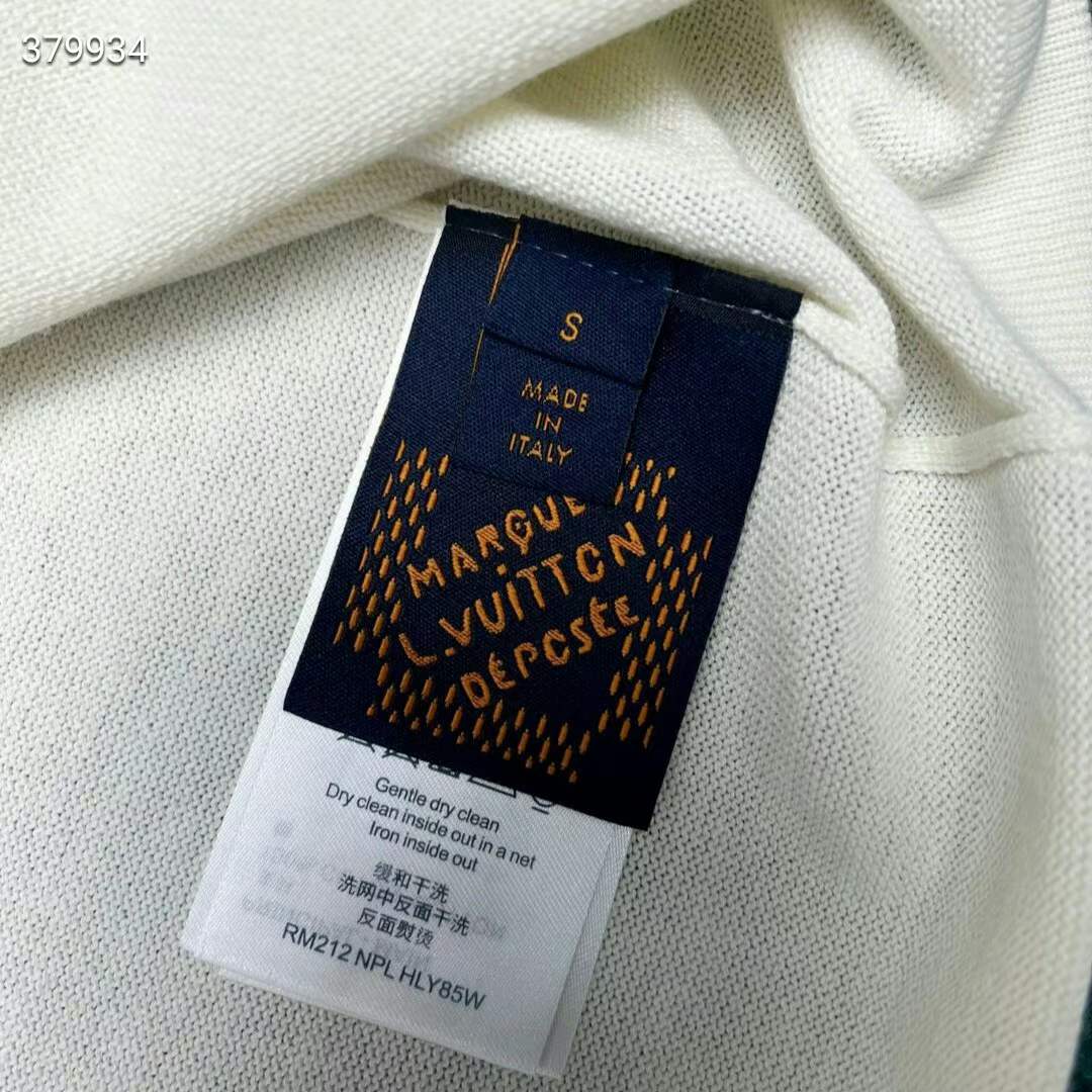 Louis Vuitton LV Women Short-Sleeved Cotton Knitted Crewneck Regular Fit 1AFRDI