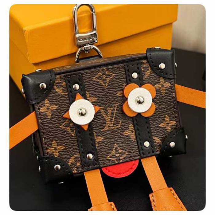Louis Vuitton LV Unisex Mister Trunk Key Holder And Bag Charm M01201