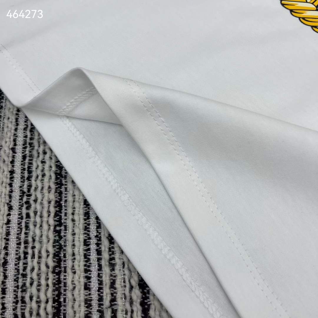 Louis Vuitton Men Nautical LV T-Shirt Cotton White 1AFMZ4
