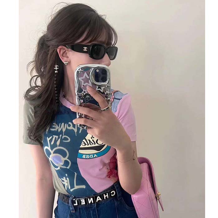 Chanel Women CC Square Sunglasses Acetate Black Ref.5487 C622/S8, A71510 X02016 S2218