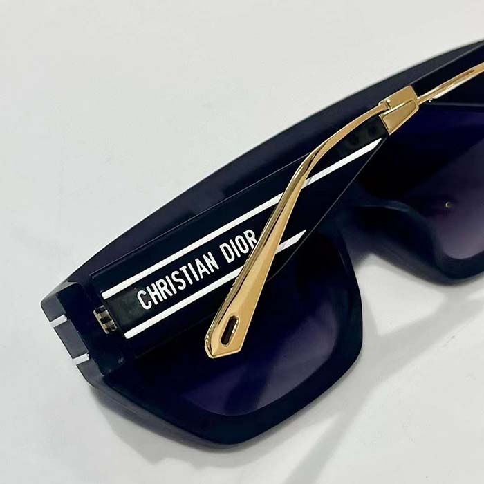 Dior Unisex Dior Club M7U Gradient Gray Mask Sunglasses