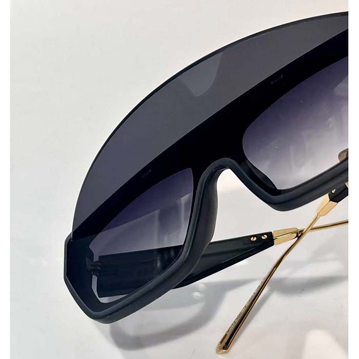 Dior Unisex Dior Club M7U Gradient Gray Mask Sunglasses
