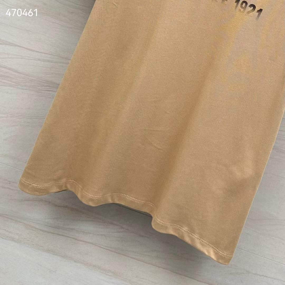 G*u*i men gg cotton jersey t-shirt print beige crewneck short sleeves