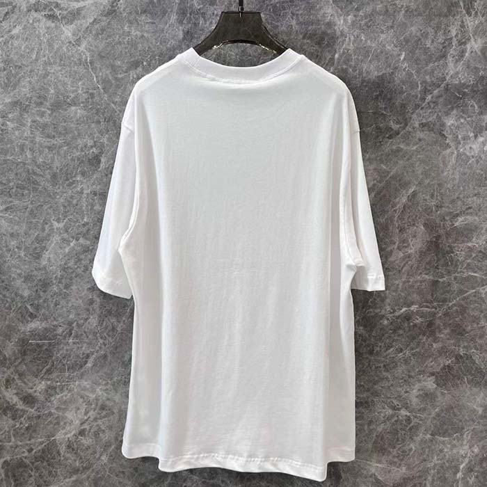 G*u*i women gg cotton jersey t-shirt print white crewneck short sleeves oversize fit